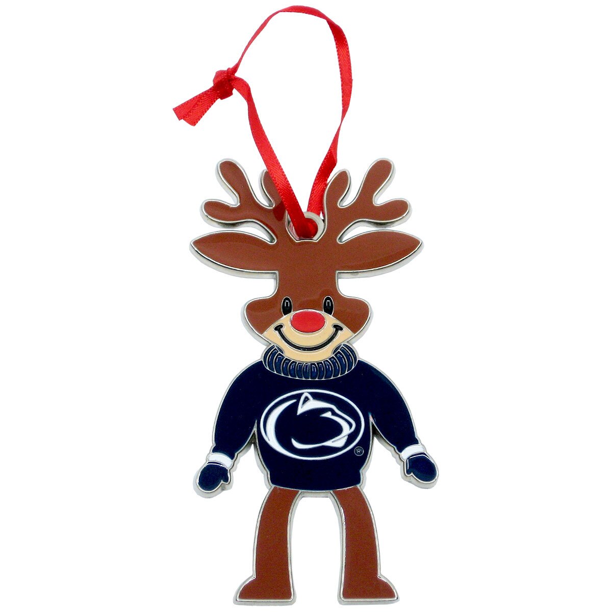 metal ornament reindeer with Penn State Athletic Logo